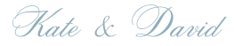 Kate & David